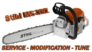 Stihl MS391 Service Modification and Tune [upl. by Houston374]