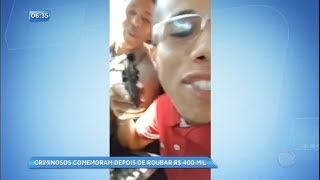 Criminosos gravam vídeo após roubar 400 mil de joalheria do DF [upl. by Nosilla]