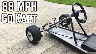 88 MPH DeLorean Kart Build Pt1  Vintage Go Kart Chassis [upl. by Reine]