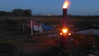 Biochar TLUD Kiln  Build and Burn [upl. by Atires]