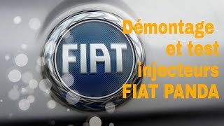 Démontage et test injecteurs FIAT PANDA [upl. by Anaher649]