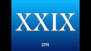 Roman Numerals  1 to 50 [upl. by Seta]