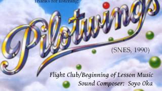 Pilotwings SNES  Flight ClubBeginning of Lesson Music Extended [upl. by Okir]