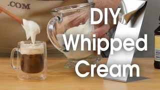 DIY whipped cream in 60 seconds [upl. by O'Rourke]