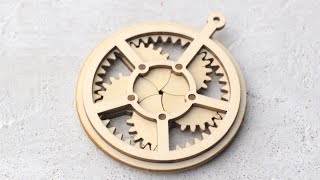 Mechanical Iris Prototype  Made from LaserCut Wood [upl. by Hadley]