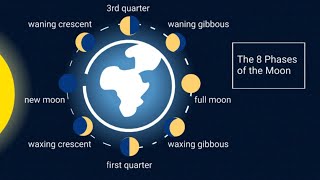 Learn the 8 Phases of the Moon [upl. by Ledif]