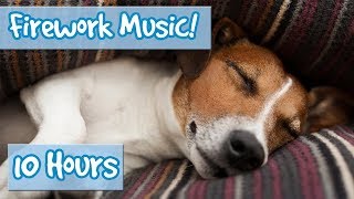 Relaxing Music for Dogs to calm from Fireworks loud noises  includes desensitising sound effects [upl. by Ibib]