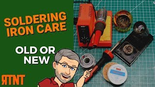 How To Tin A Soldering Iron Tip [upl. by Nylinej904]