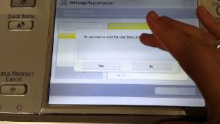 Canon imageRUNNER ADVANCE C5255  How to Print a Configuration Page [upl. by Weissmann]