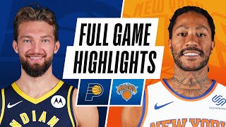 PACERS at KNICKS  FULL GAME HIGHLIGHTS  February 27 2021 [upl. by Ydwor]