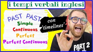 I TEMPI INGLESI  Part 2  PAST [upl. by Yla]