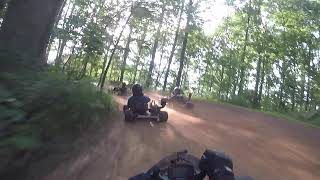 Go kart Racing in the woods [upl. by Humfrey]