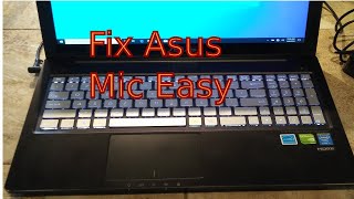 FIX MIC ON Asus Laptop Windows 10 [upl. by Livy412]