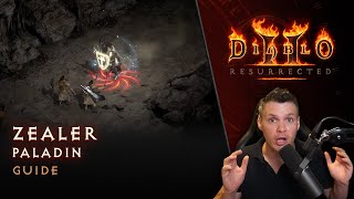 Diablo II Resurrected  Zealer Paladin Guide [upl. by Nosiddam]