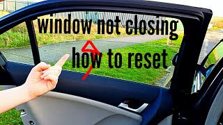 How to reset your power windowswindow wont close windows wont stay up honda accord [upl. by Althea]