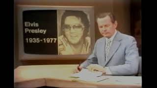 Elvis Presley News Report of his death  August 16 1977 [upl. by Maher]