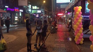 Angeles Nightlife Bars amp Girls on Walking Street [upl. by Anoit]