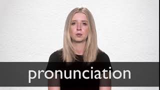 How to pronounce PRONUNCIATION in British English [upl. by Paddie]