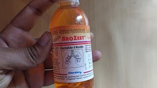 New Brozeet cough syrup review in hindi use benefits sides effects [upl. by Ecerahc]