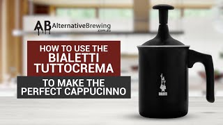 How to Use the Bialetti Tuttocrema Milk Frother [upl. by Rexana]