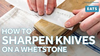 How to Sharpen a Knife on a Whetstone [upl. by Endres]