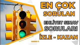 EN ÇOK SORULAN Ehliyet Soruları  Ehliyet Sınav Soruları 2020  Çıkmış Ehliyet Soruları  50 Soru [upl. by Joslyn]