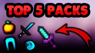 TOP 5 PVP TEXTURE PACKS  Minecraft 18  Chrom [upl. by Arraes600]