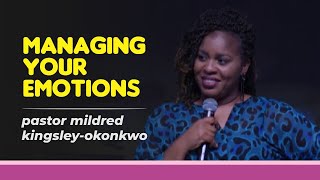 MANAGING YOUR EMOTIONS  E Motions  Pastor mildred kingsleyokonkwo [upl. by Sokcin899]