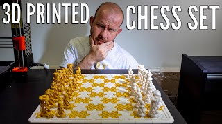 3D Printing a Stunning Chess Set and Jigsaw Style Board  A 60 Hour Project [upl. by Sherie]