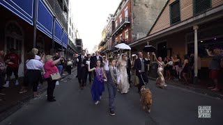 New Orleans Second Line  New Orleans Wedding [upl. by Gaidano]