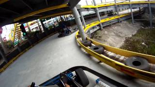 Fun Spot America Gokarting in Orlando FL  Quad Helix [upl. by Novihc]