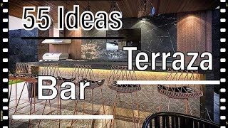 55 Mejores Ideas De Terrazas Bar En Casa Home Decor Ideas Modernas [upl. by Anerbes]