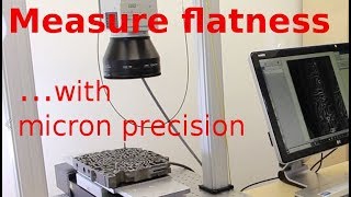 Automated flatness measurement for industry SURFACEINSPECT system  NOVACAM [upl. by Sophie]