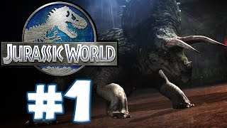 WELCOME TO JURASSIC WORLD  Jurassic World The Game  Part 1 [upl. by Kablesh836]