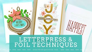 Letterpress and Foiling Techniques [upl. by Concettina]