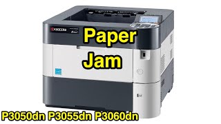 Kyocera Papaer Jam P3050dn P3055dn P3060dn [upl. by Gwenora46]