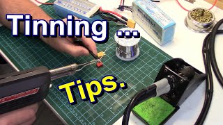 How To Tin Wires Before Soldering [upl. by Elleirad629]