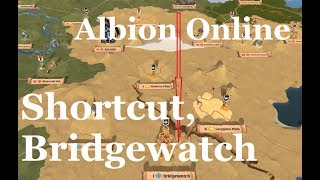 Albion Online  Caerleon to Bridgewatch fast almost safely [upl. by Hooge386]