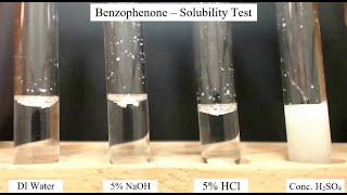 Solubility Tests for Organic Compounds [upl. by Asiuqram927]