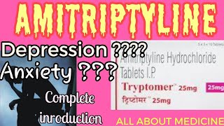 Amitriptyline 10mg  amitriptiline hydrochloride tablets ip  typtomer 10 mg in hindi [upl. by Yeltneb752]