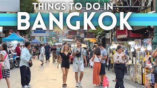 Best Things To Do in Bangkok Thailand 4K [upl. by Aicat]