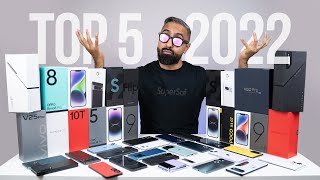 Top 5 BEST Smartphones of 2022 [upl. by Seidule]