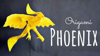 How to make an origami Phoenix Hongyi Wan [upl. by Andriette]