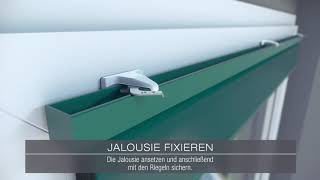 Jalousie  Montage ohne Bohren [upl. by Tnahsarp]