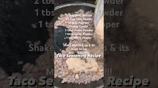 Taco Seasoning Recipe [upl. by Hymie874]