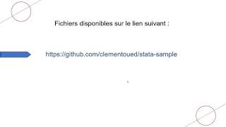 Échantillonnage avec le logiciel Stata [upl. by Jessy117]