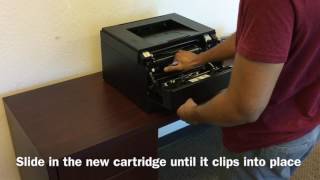 How to Replace a Dell 2350d  2350dn Toner Cartridge [upl. by Llatsyrc]