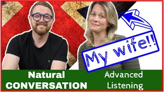 Natural CONVERSATION in ENGLISH ADVANCED listening Comprehension  ONLY ENGLISH [upl. by Faustine]