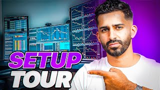 My Day Trading Computer Setup Setup Tour [upl. by Lucille324]