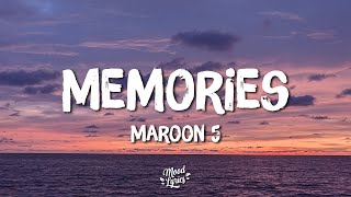 Maroon 5  Memories Lyrics [upl. by Aketahs]